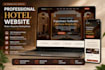 create a professional hotel or business website