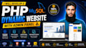 create a custom PHP mysql website with admin panel