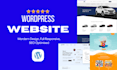 design and develop wordpress website developement