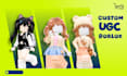 create roblox ugc accessories, accessories, hairs and outfits