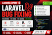fix laravel bugs, errors, and website issues