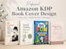 design a full KDP paperback cover with spine
