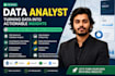 analyze your data using sql, python, power bi, and excel