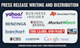 write press release and press release distribution to top media PR distribution