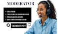 be your nft discord moderator, telegram chatter, admin and community manager