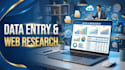 do professional data entry and web research services