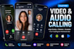 integrate video and audio calling in flutter android and ios apps