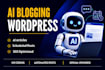 set up ai blog automation into your wordpress website