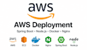 deploy react, angular, node, fast API, spring boot app on AWS ec2 with docker