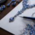 do hand sketch jewelry design and technical