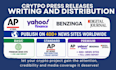 press release writing submit press release and crypto press release distribution
