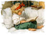 childrens book illustration  layout design