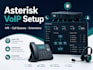 set up an asterisk phone system with call queues