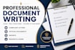 write professional letters, complaints and official documents