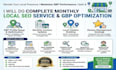 do complete monthly local SEO service and gbp optimization