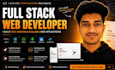 build a full stack web application using nextjs, react and nodejs
