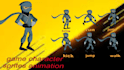create 2d character for game and sprites animation