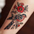 do amazing tattoo design, traditional tattoo design