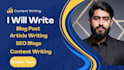 write contant , articels and blog post