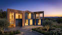 create photorealistic exterior architectural visualization day sunset night