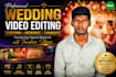 do wedding video editing