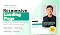 create a responsive landing page