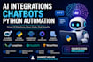 develop ai chatbots and ai integrations