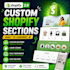 build custom shopify 2 0 sections and shopify liquid code