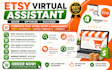 setup etsy print on demand store etsy virtual assistant digital product printify