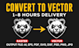 do vector tracing, vectorize logo or convert to vector