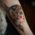 create traditional or old school style tattoo flash design