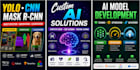 train yolo, CNN, mask rcnn, and custom computer vision models