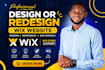 update wix website edit wix website redesign wix website fix wix studio website