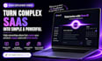 create professional saas product demo, explainer and dashboard animations