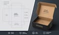 design a professional box dieline for packaging design