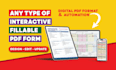 do fillable PDF forms, intake forms, and medical forms