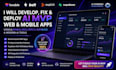 develop, fix, and deploy ai mvp web mobile apps  lovable, bolt, replit, supabase