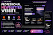 setup beehiiv convertkit substack ghost newsletter website