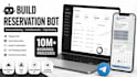 build reservation bot, auto checkout bot, auto purchase bot, telegram bot buying