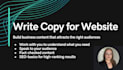 write ai free, compelling website content and copy