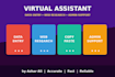 do data entry, web research and admin support work