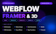build webflow 3d gsap animation website framer motion design interactive website