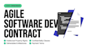 draft a legally binding agile software development contract