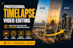 make a timelapse video from your footage immediately