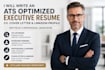 write an ats optimized executive resume and cv