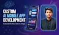 do ai mobile app development, android IOS app, saas app, ai software developer