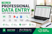 professional data entry, copy paste and PDF conversion