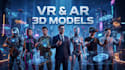 create 3d models for virtual reality oculus meta quest or augmented reality