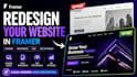 redesign your website into a modern framer website