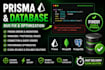 fix prisma, mongodb, postgresql and database issues